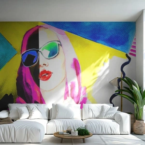 Samolepiaca Fototapeta Deluxe Sticker - Nie som biela a nie som čierna - Ženská tvár, Portrét ženy, Móda - 250x175 cm