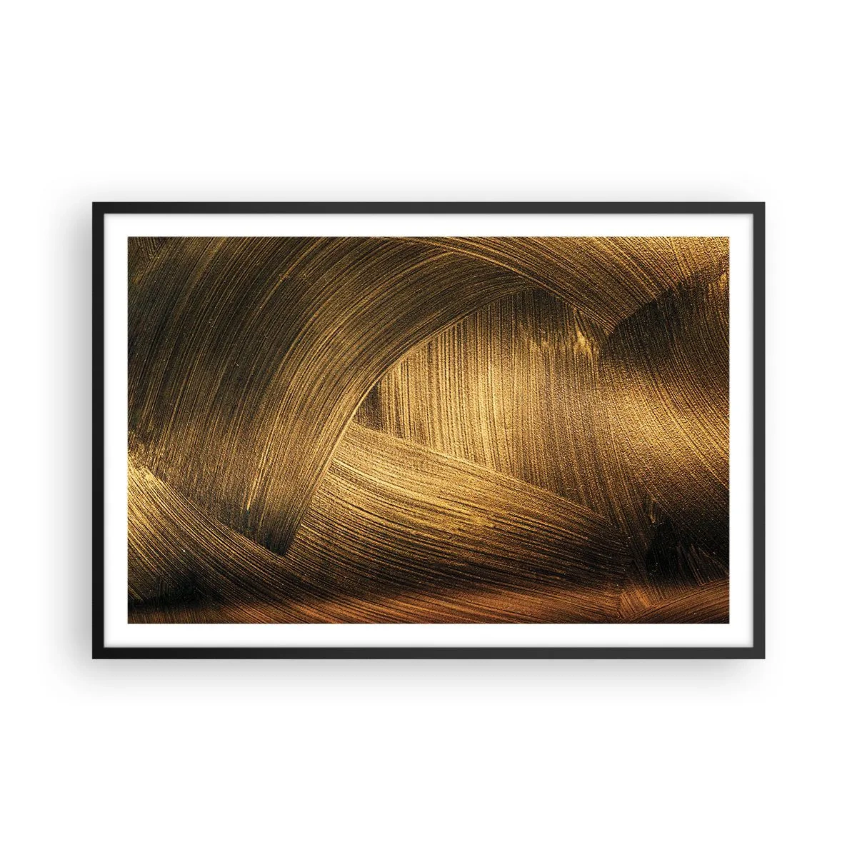 Plagát v čiernom ráme - V zlatom labyrinte - 91x61 cm