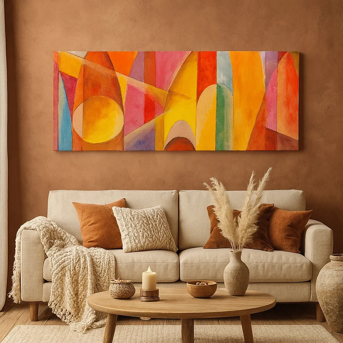 Obraz na plátne - Katedrála slnka - 30x30 cm