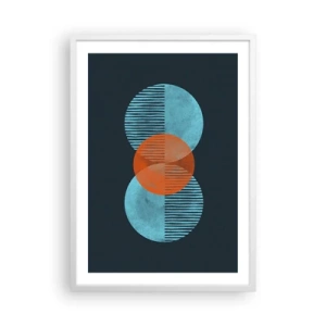 Plagát v bielom ráme - Symetrická kompozícia - 50x70 cm
