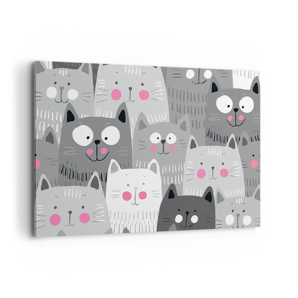 Obraz na plátne - Mačací svet - 120x80 cm