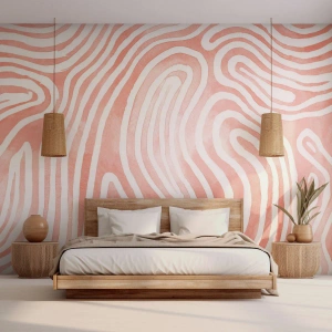 Fototapeta Premium Sand - V koralovom labyrinte - Minimalizmus, Moderné umenie, Abstrakcia - 100x70 cm