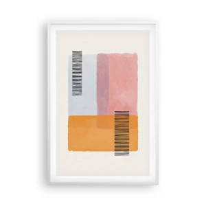 Plagát v bielom ráme - Z rohu do rohu - 61x91 cm