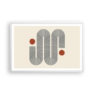 Plagát v bielom ráme - Od začiatku do konca - 91x61 cm