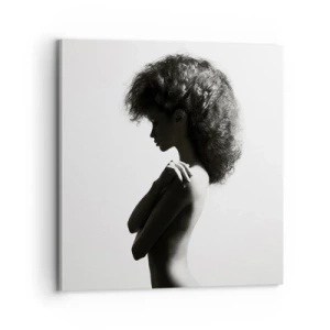 Obraz na plátne - Ako kvetina na štíhlej stonke - 70x70 cm