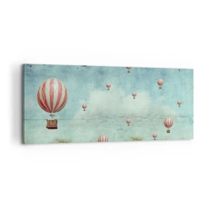 Obraz na plátne - Oslobodení od zhonu života - 100x40 cm