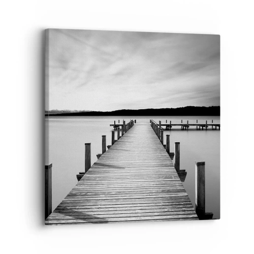 Obraz na plátne - Pri napájadle – pokoji - 30x30 cm