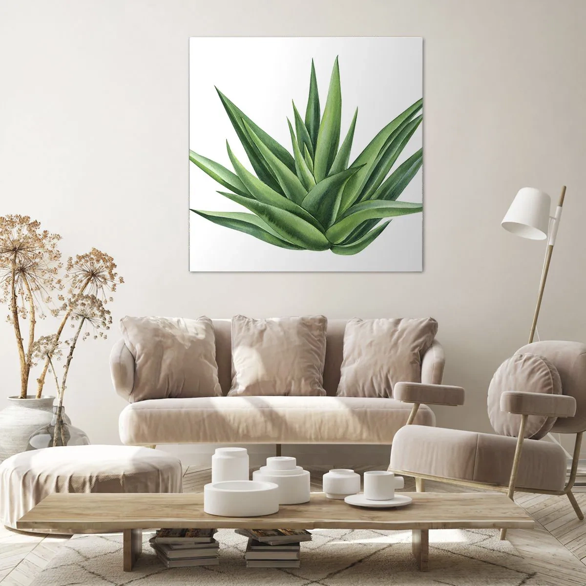 Obraz na plátne - Zelená – sila – život - 50x50 cm