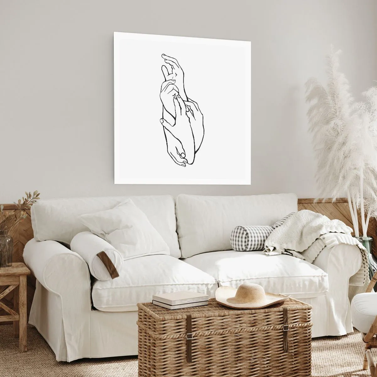 Plagát - Dobrý dotyk - 40x40 cm