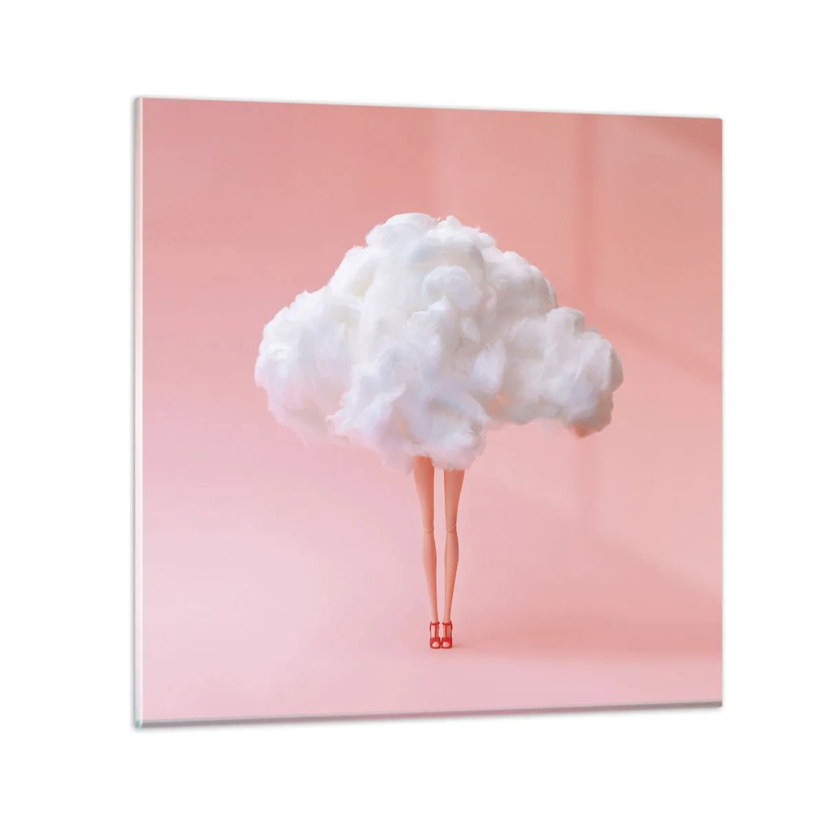 Obraz na skle - Sladký sľub - 70x70 cm