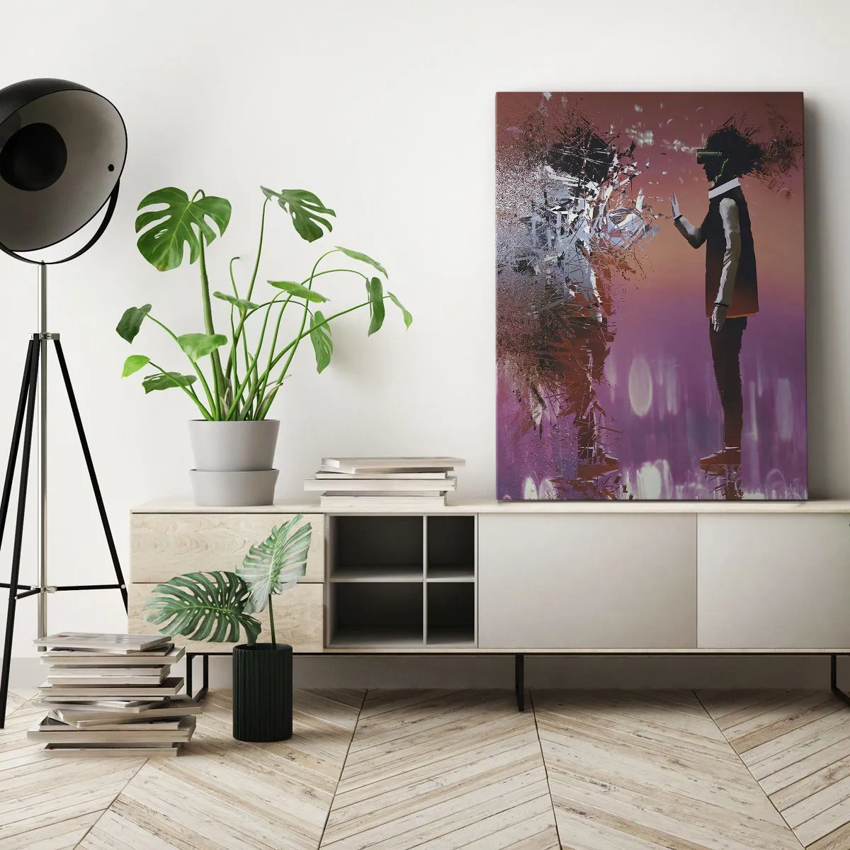 Obraz na plátne - Je možné nahliadnuť do seba? - 50x70 cm