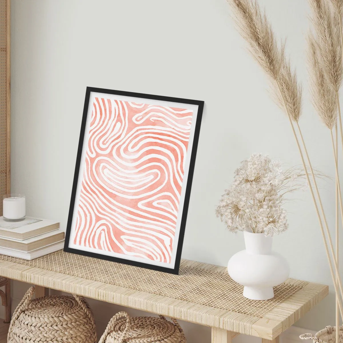 Plagát v čiernom ráme - V koralovom labyrinte - 61x91 cm