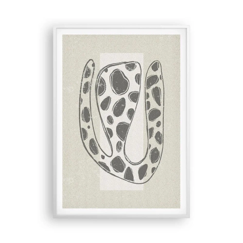 Plagát v bielom ráme - Bizarná bytosť - 70x100 cm