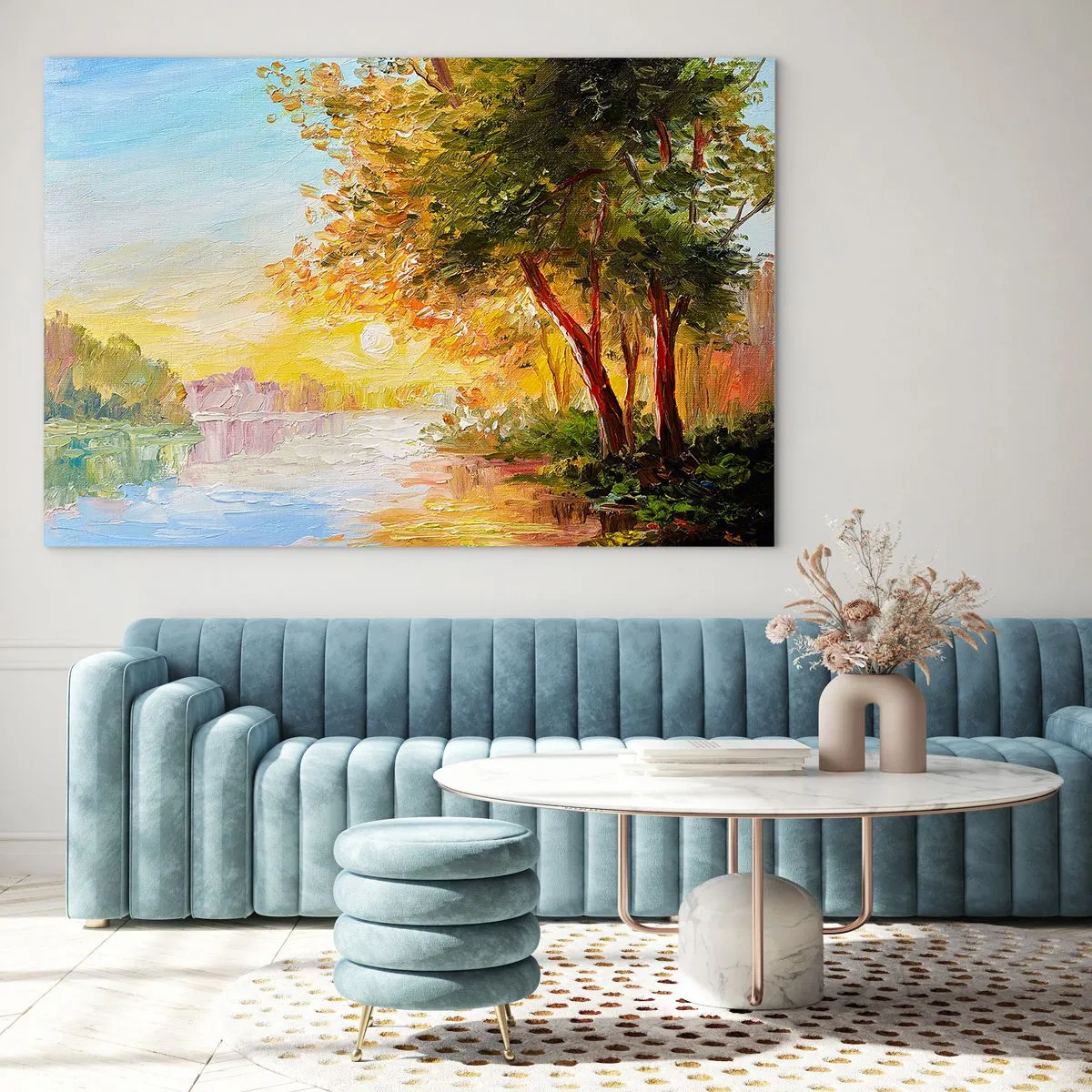 Obraz na skle - Et in Arcadia ego - 100x70 cm
