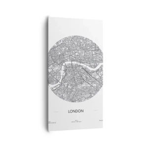 Obraz na plátne - Anatómia Londýna - 65x120 cm