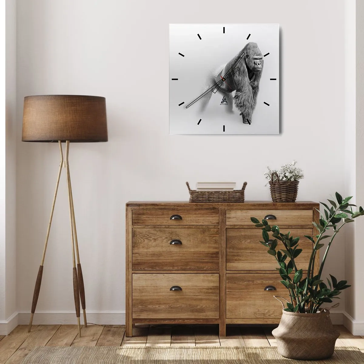 Nástenné hodiny - Istý si svojou silou - 30x30 cm