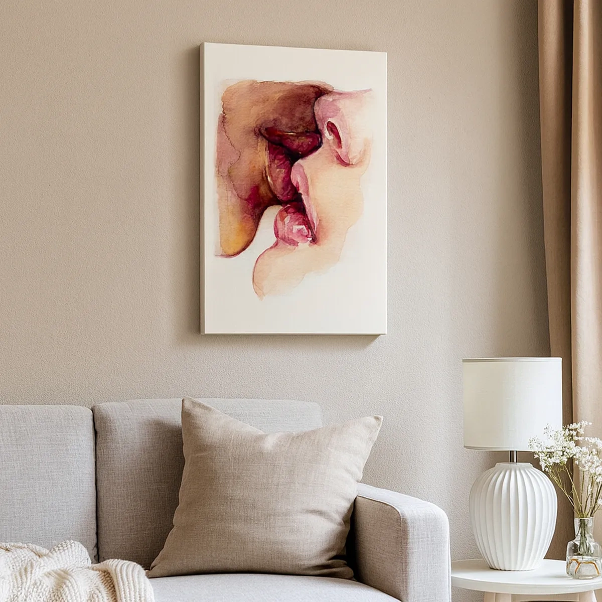 Obraz na plátne - Ako noc a deň, zem a nebo - 50x70 cm