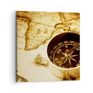 Obraz na plátne - Na východ alebo na západ? - 70x70 cm