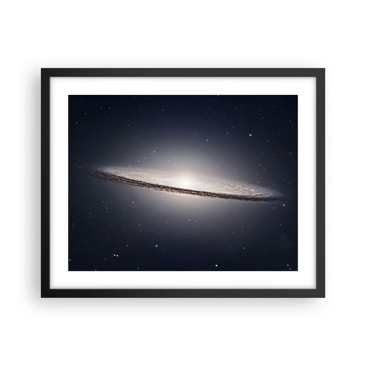 Plagát v čiernom ráme - Kedysi dávno v jednej preďalekej galaxii… - 50x40 cm