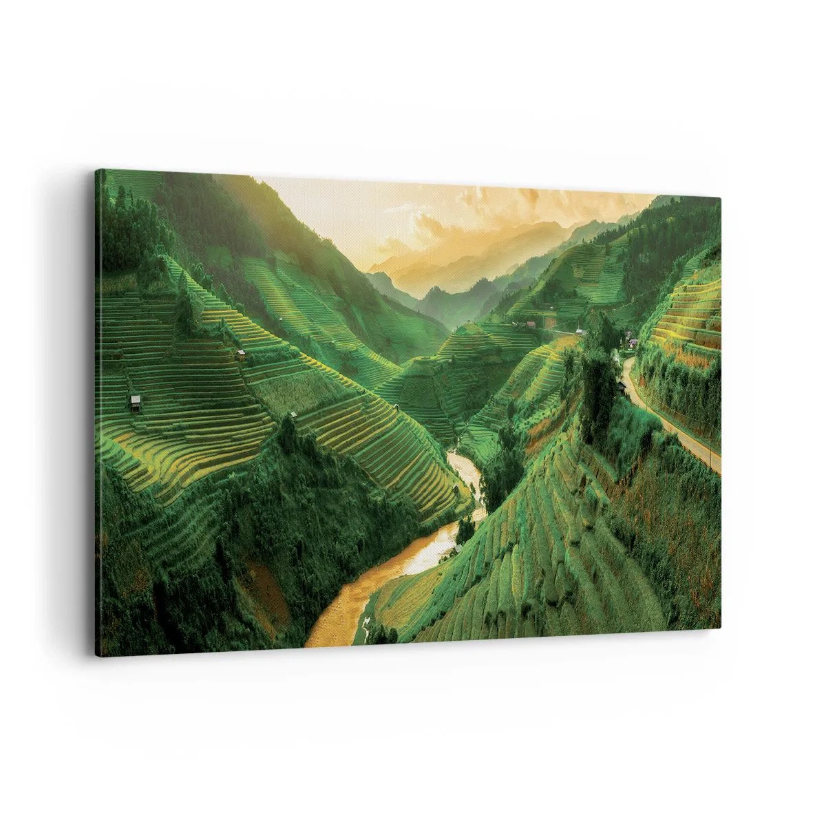 Obraz na plátne - Vietnamské údolie - 100x70 cm