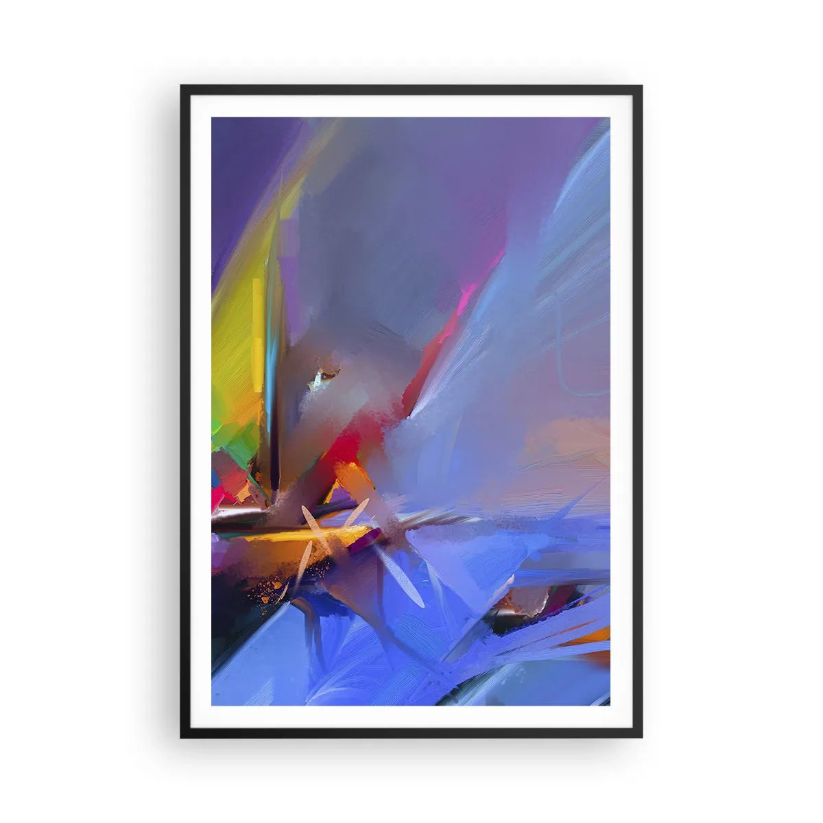 Plagát v čiernom ráme - Preletela ako vták - 70x100 cm