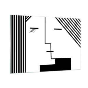 Obraz na skle - Proste bozk - 100x70 cm