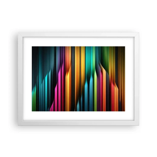 Plagát v bielom ráme - Svetelný organ - 40x30 cm