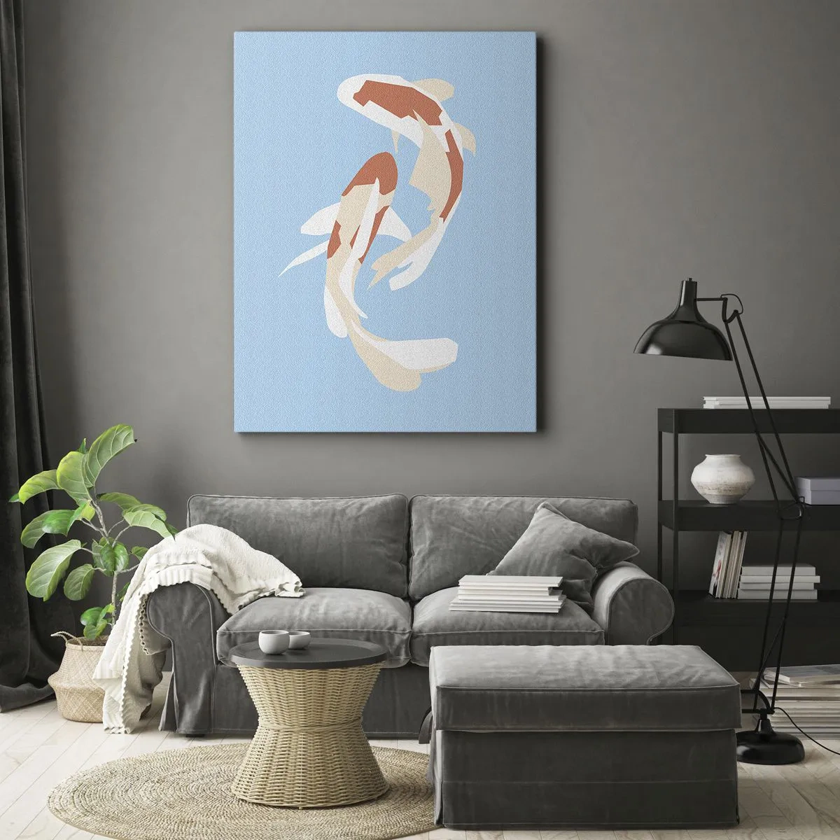 Obraz na plátne - Spontánne synchronizované plávanie - 50x70 cm