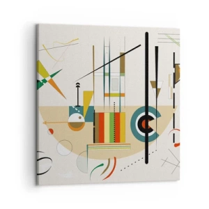 Obraz na plátne - A svet sa smeje - 50x50 cm