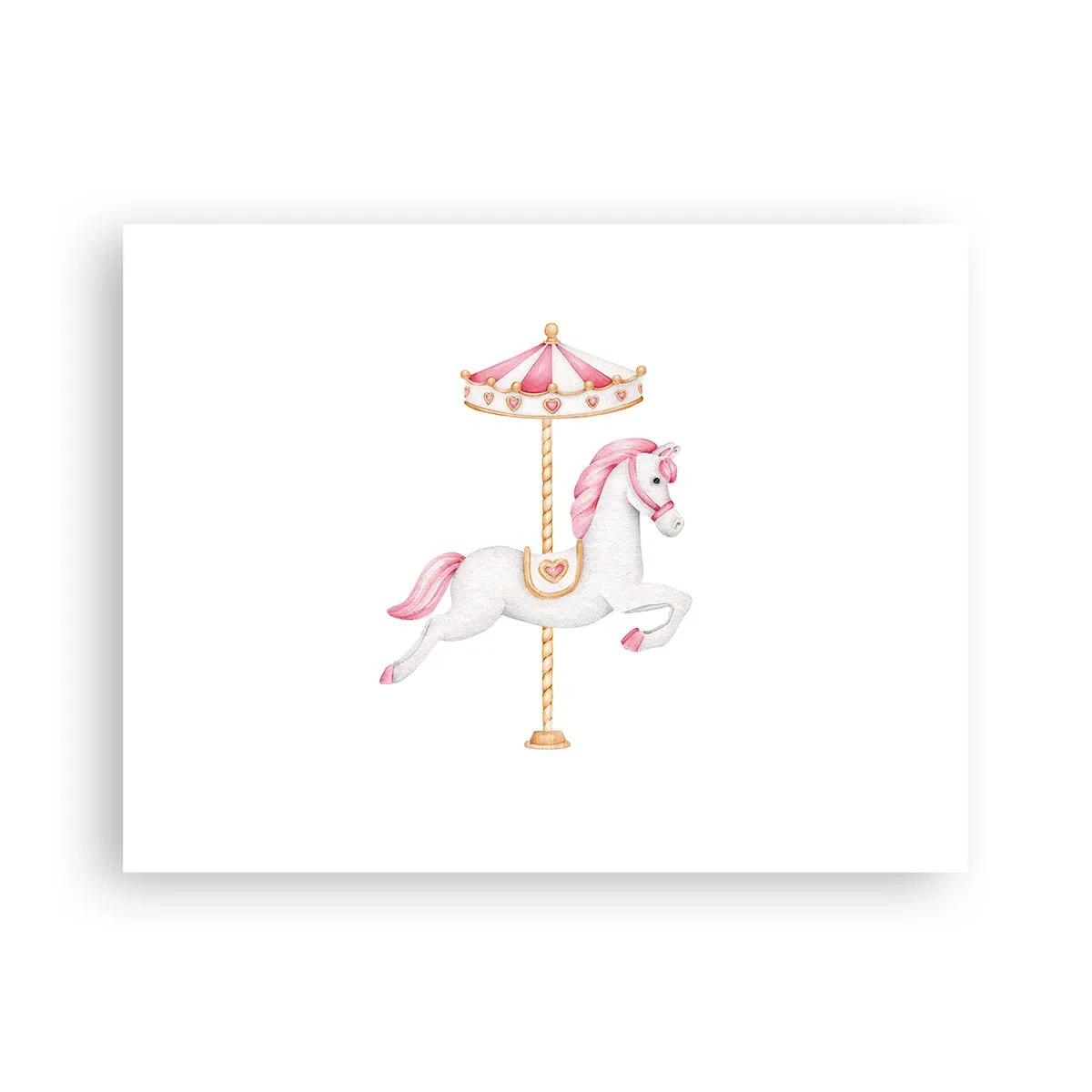 Plagát - Vyrazil z kopýtka - 40x30 cm