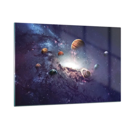 Obraz na skle - Slnko a tanec - 120x80 cm