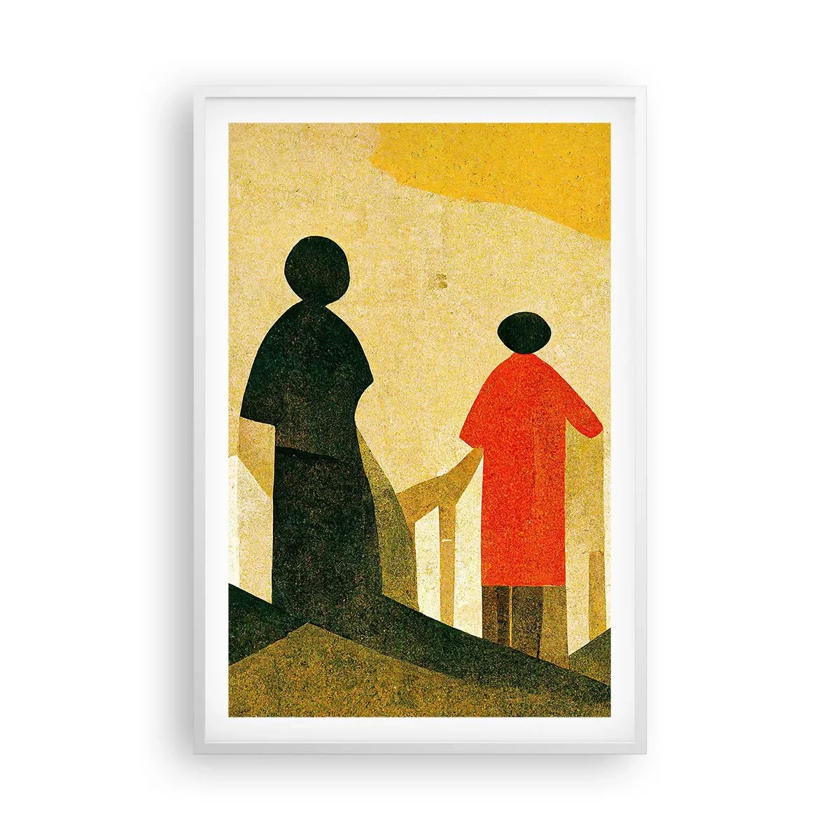 Plagát v bielom ráme - Ešte veľmi ďaleko - 61x91 cm