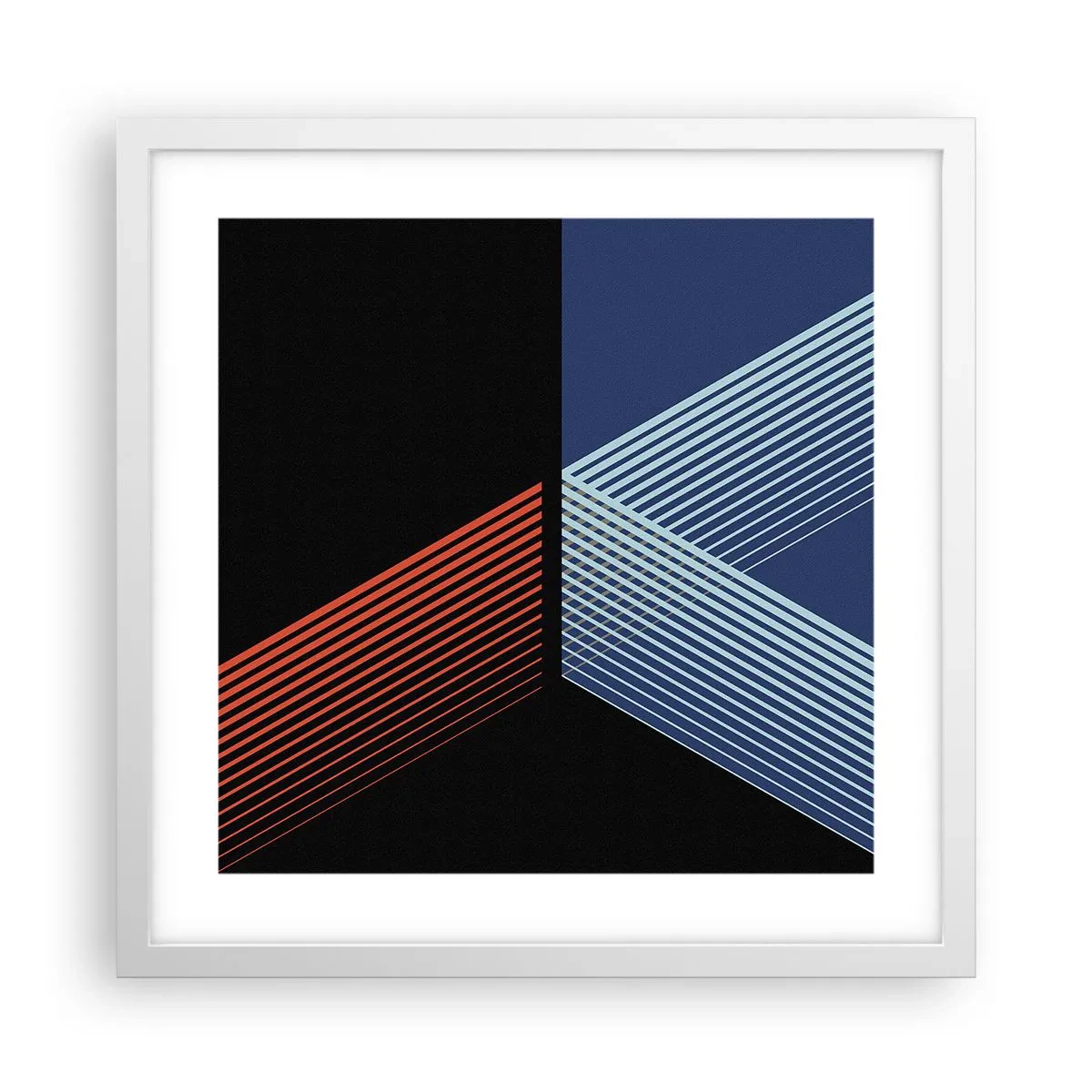 Plagát v bielom ráme - Jednoduchý príbeh - 40x40 cm