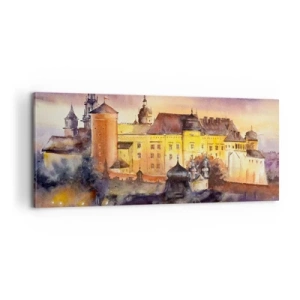 Obraz na plátne - Dejiny a rozprávka - 100x40 cm