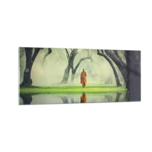Obraz na skle - Na ceste k osvieteniu - 100x40 cm