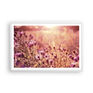 Plagát v bielom ráme - Než skončí leto - 91x61 cm