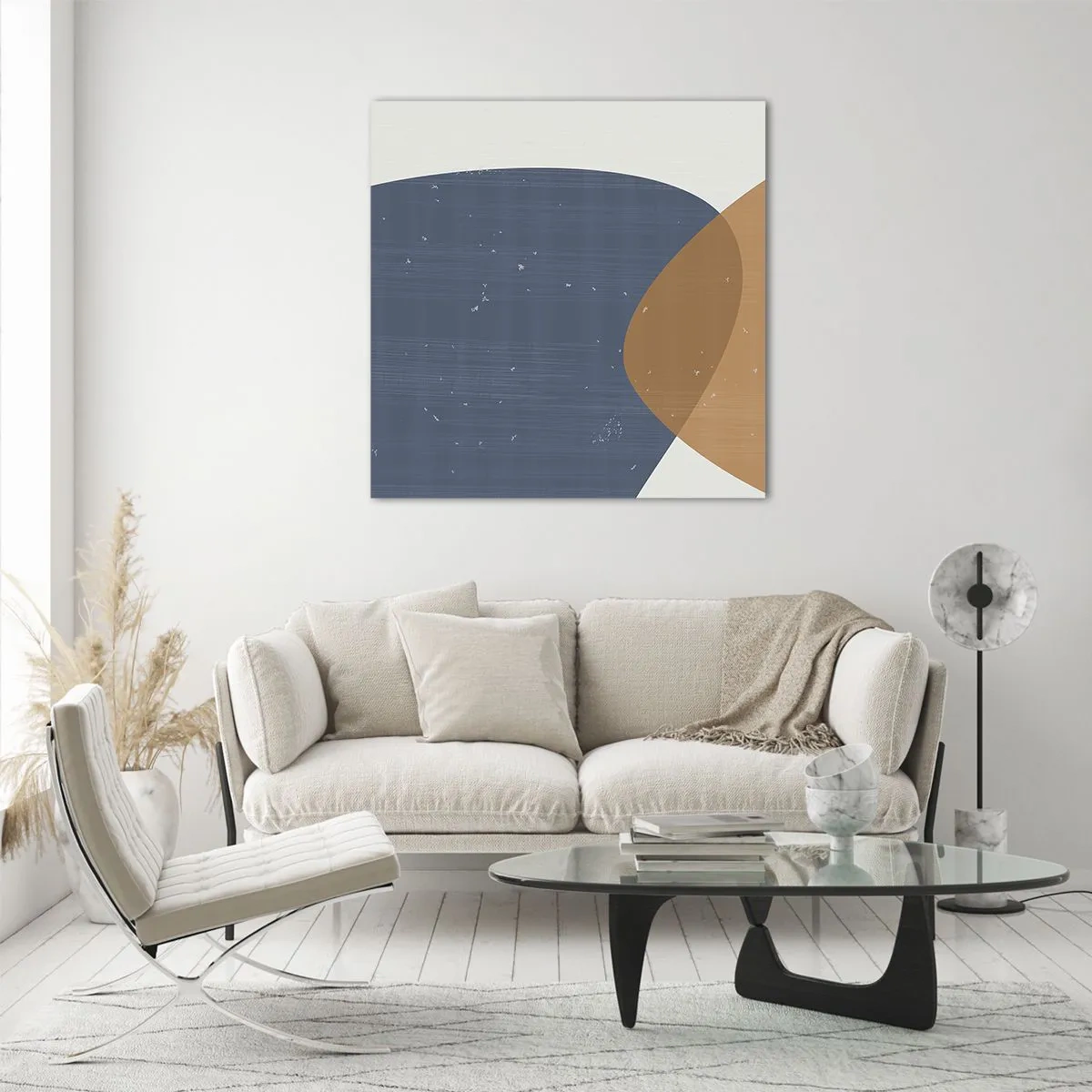 Obraz na skle - Ovály a vplyvy - 60x60 cm