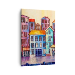 Obraz na plátne - Mesto ako z rozprávky - 80x120 cm