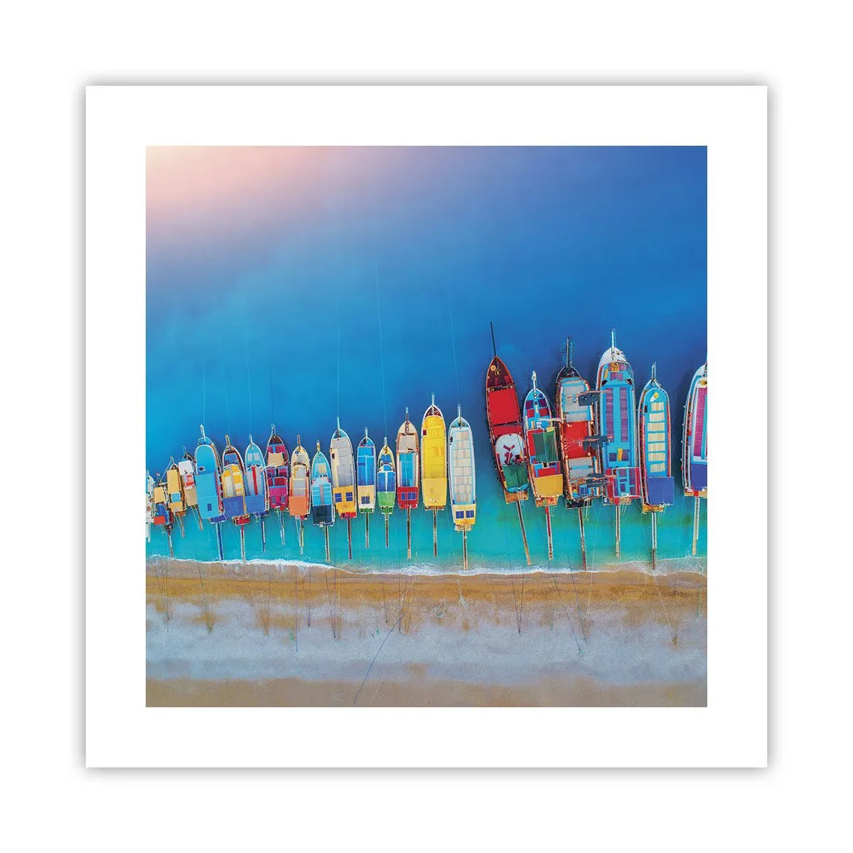 Plagát - Z vtáčej perspektívy - 40x40 cm