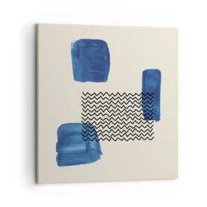 Obraz na plátne - Abstraktné kvarteto - 60x60 cm