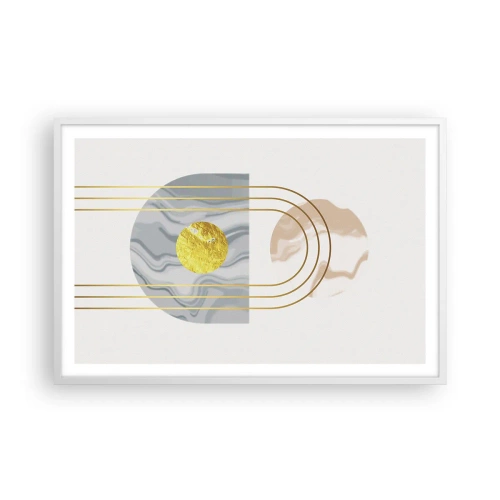 Plagát v bielom ráme - Jas a žiarivosť - 91x61 cm