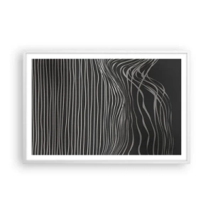 Plagát v bielom ráme - Rytmus a prízvuk - 91x61 cm