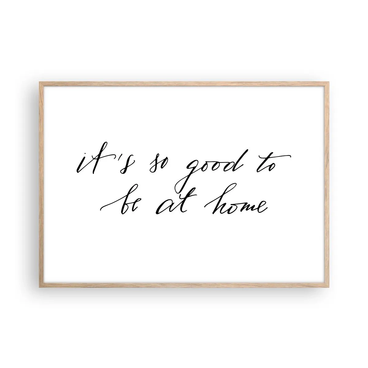 Plagát v ráme zo svetlého duba - Celá pravda - 100x70 cm