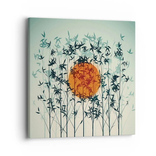 Obraz na plátne - Japonské slnko - 40x40 cm