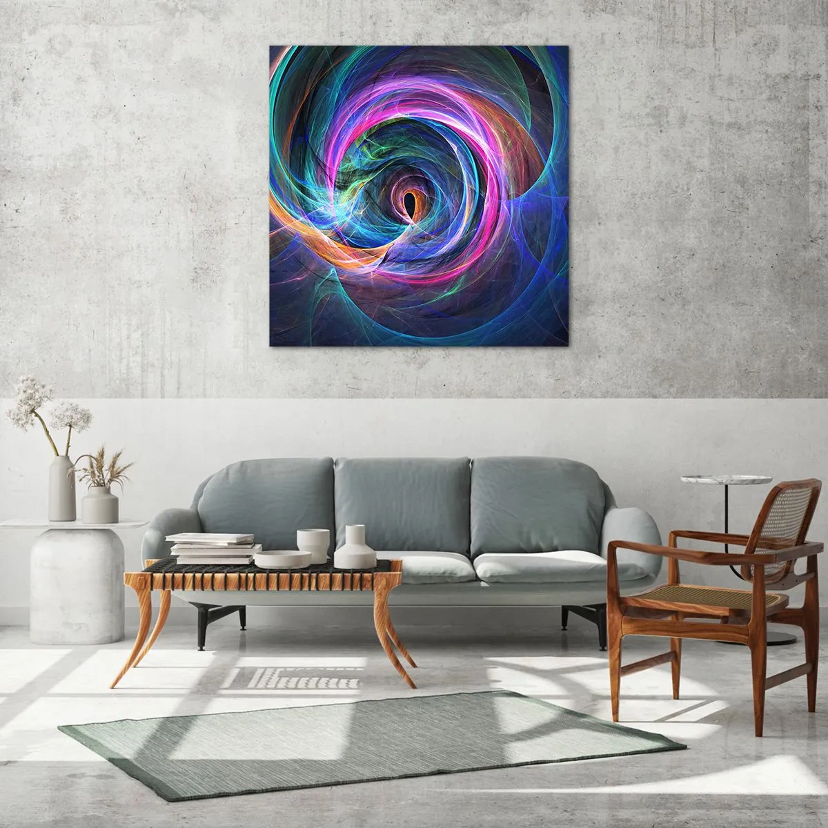 Obraz na skle - Kam ma vedieš? - 60x60 cm