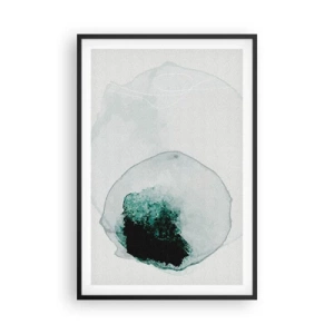 Plagát v čiernom ráme - V kvapke vody - 61x91 cm