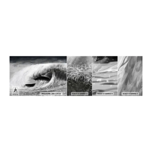 Vzorka samolepiacej fototapety Deluxe Sticker - Hnev oceánu - More, oceán, Vysoká vlna - 100x30 cm