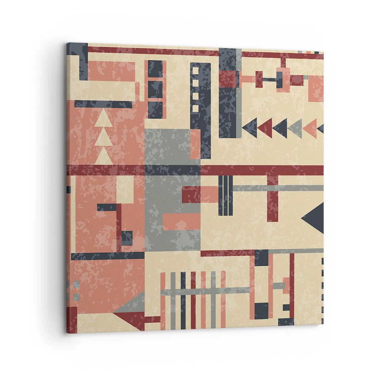 Obraz na plátne - Vodorovná a zvislá kombinácia - 50x50 cm