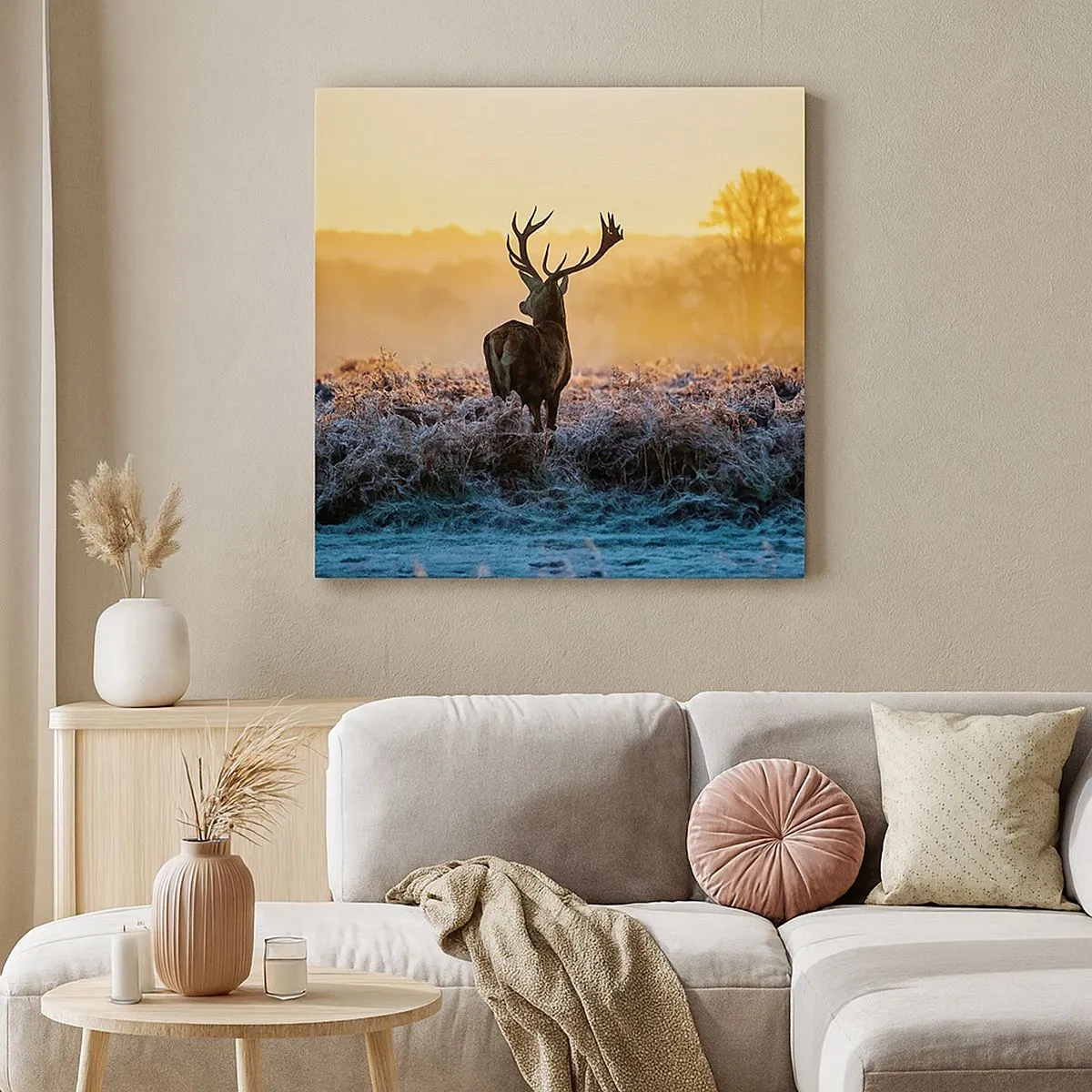 Obraz na plátne - Korunovaný na svojom panstve - 30x30 cm