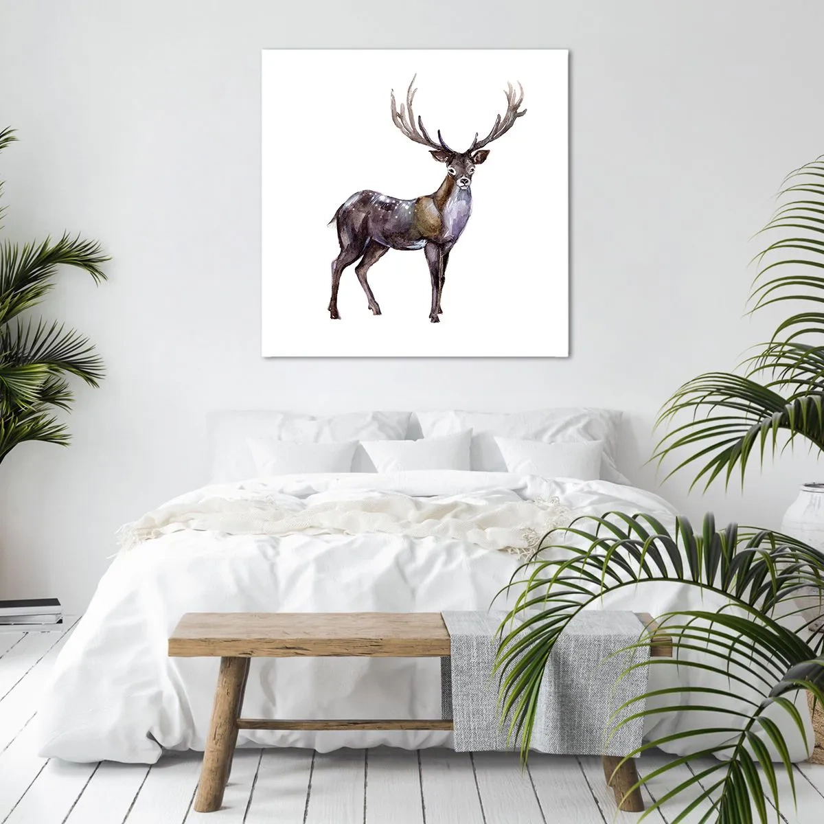 Obraz na plátne - Kráľ polnočnej púšte - 70x70 cm